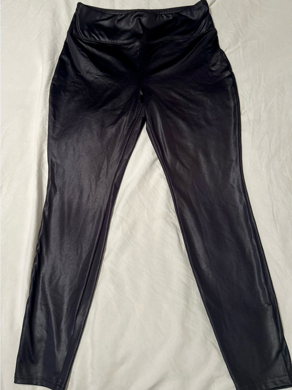 Women’s Black Faux Leather Leggings